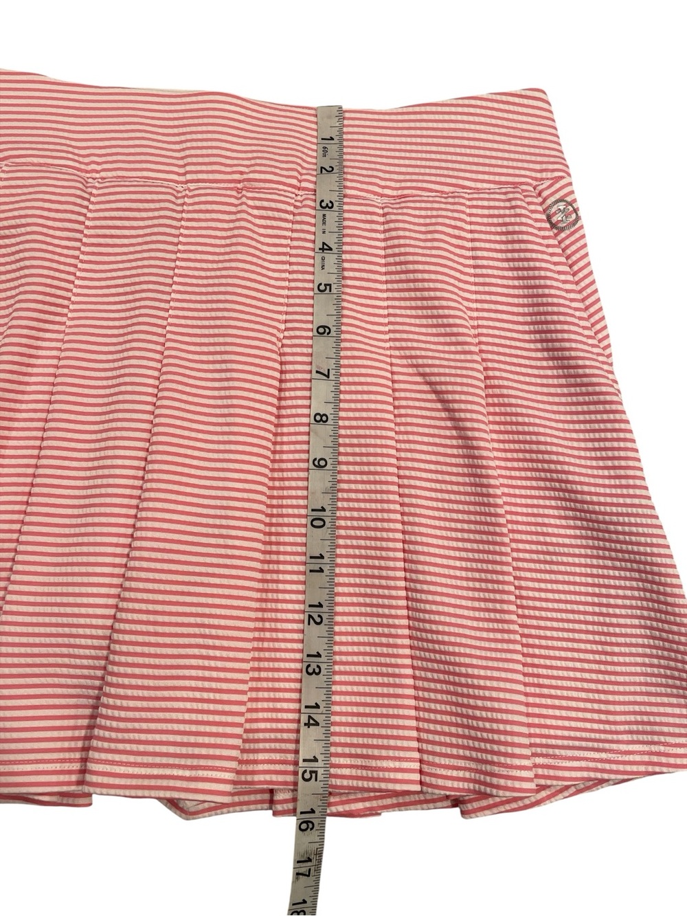 Izod Pink Pleated Tennis Skort - Picture 13 of 13
